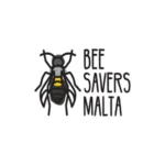 Official logo of Bee Savers Malta, featuring a stylized bee illustration with the organization's name.