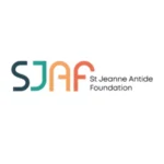 Official logo of St Jeanne Antide Foundation (SJAF), a nonprofit organization in Malta providing social care services to vulnerable individuals and families.