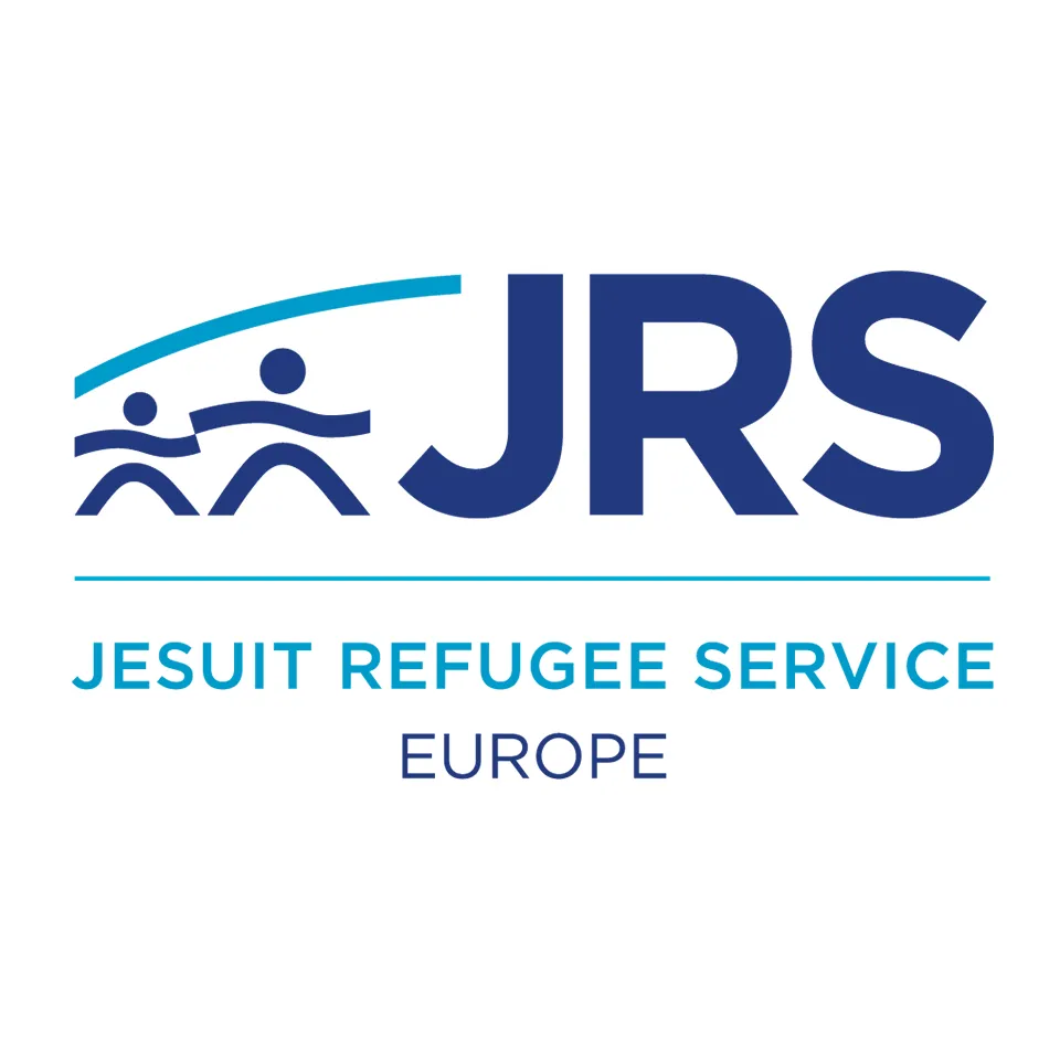 Official logo of Jesuit Refugee Service (JRS), an organization supporting and advocating for refugees in Europe.