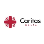 Dar Papa Frangisku (Fondazzjoni Dar il-Hena); Official logo of Caritas Malta, an organization providing social support and emergency shelter services.
