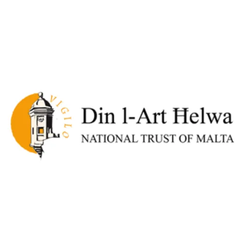 Official logo of Din l-Art Ħelwa, the National Trust of Malta, dedicated to historical site conservation and heritage preservation