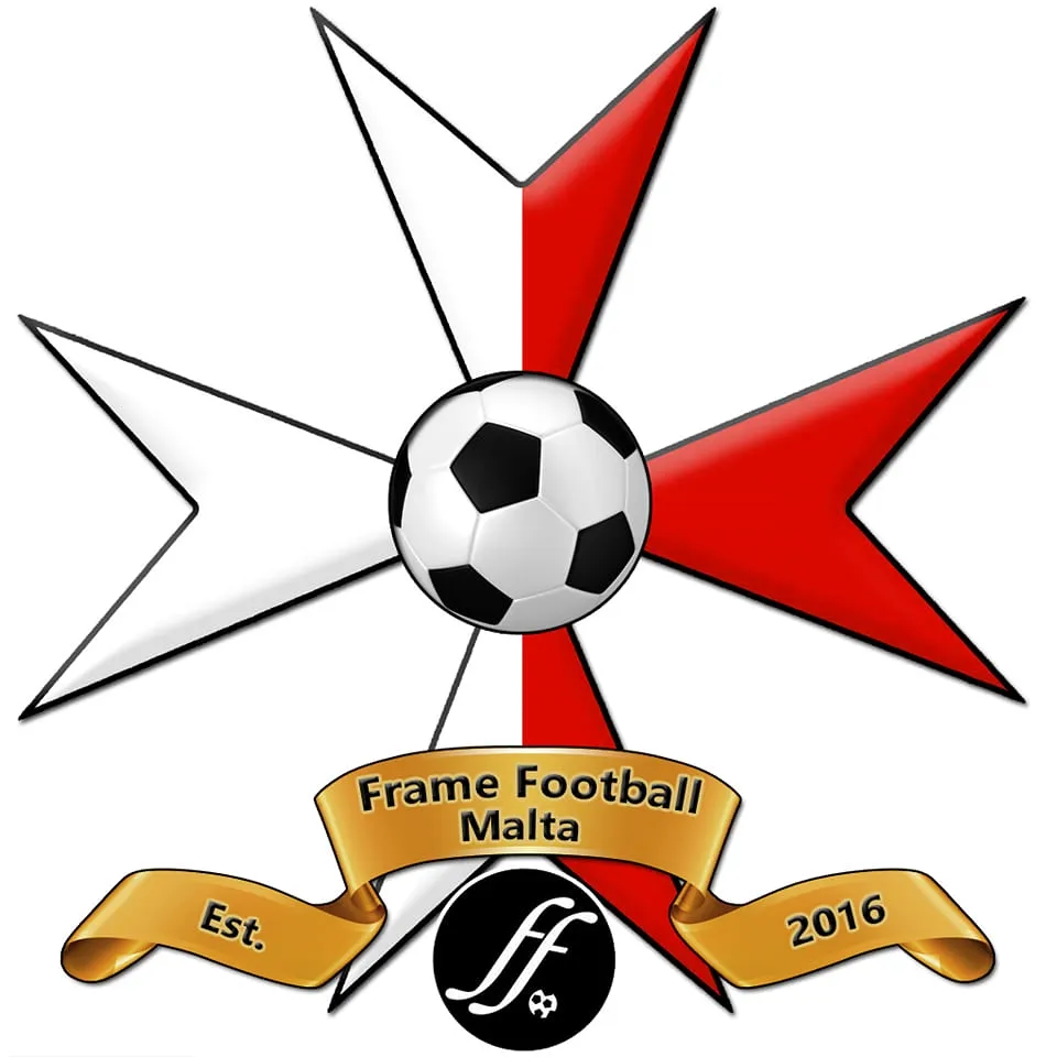 Official logo of Frame Football Malta, the governing body for the development of frame football in Malta.