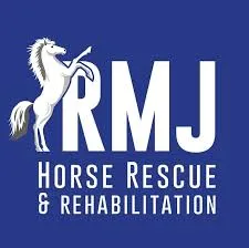 Official logo of RMJ Horse Rescue Centre, dedicated to rescuing, rehabilitating, and rehoming horses in Malta and abroad.
