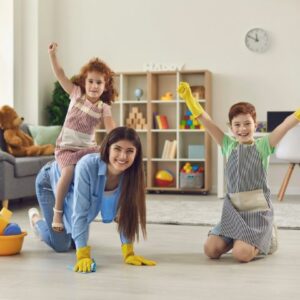 I wanna help in keeping our children's home sparkling clean!