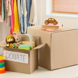I want help sort donations for Sebh’s fundraising Bazaar!
