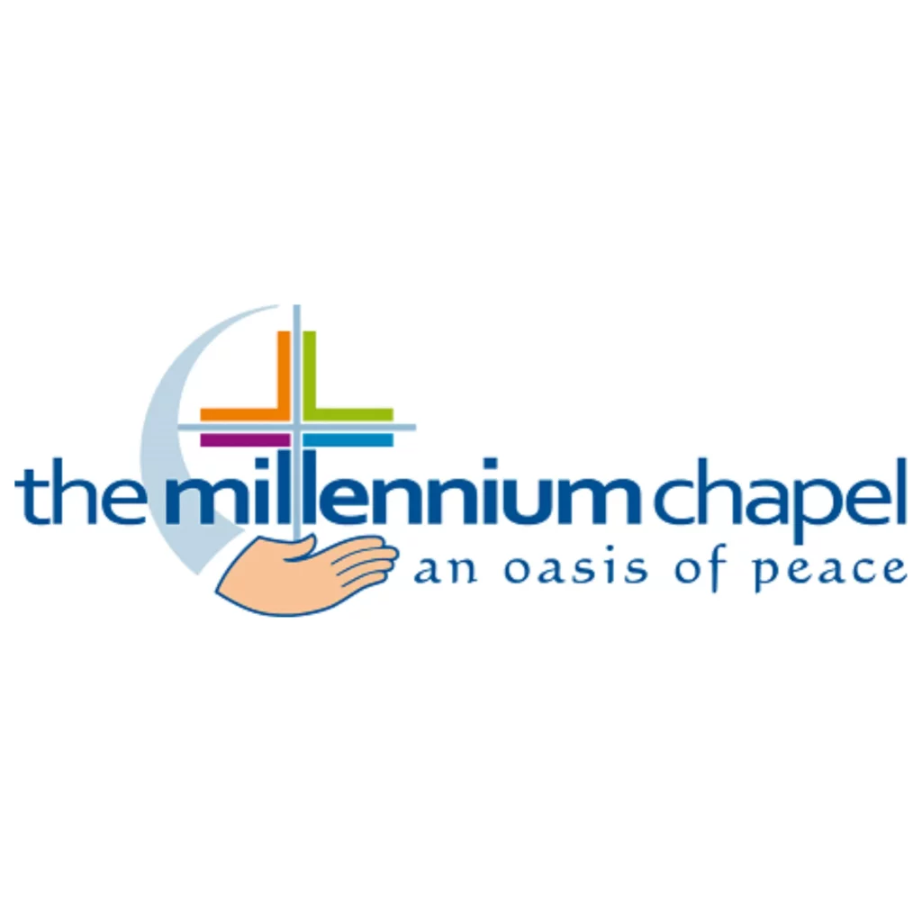 Official logo of Millennium Chapel, a spiritual and social support organization in Malta, soon launching the Love Kitchen soup kitchen.